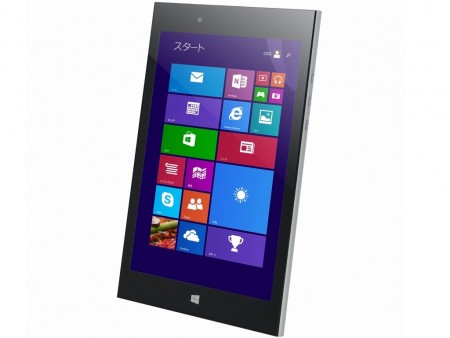 八角形デザインのスタイリッシュな軽量8型Windowsタブレット、オンキヨー「TW08A-55Z8」