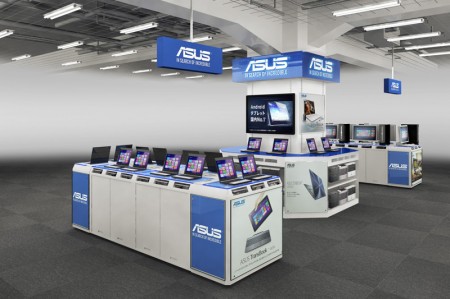 ASUS、ビックカメラ新宿西口店に「ASUSフラッグシップ・コーナー」オープン