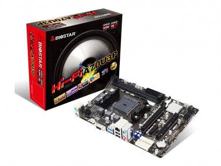 BIOSTAR、新チップA70M採用のSocket FM2+対応MicroATXマザー「Hi-Fi A70U3P」など2種