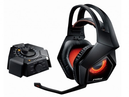 7.1chサラウンド対応のゲーミングヘッドセット、ASUS「Strix 7.1 Surround Gaming Headset」