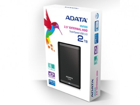 ADATA、「Gショックセンサ」を搭載するUSB3.0対応ポータブルHDD「HV100」シリーズ