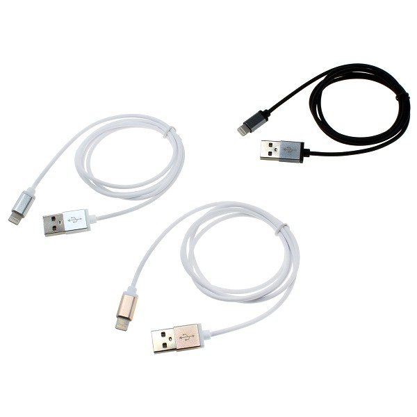 iPhone 6とのセットが映える。ベストマッチな同系色のLightningケーブルが上海問屋から
