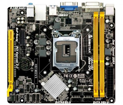 Mini-ITXケースにも搭載できるコンパクトMicroATXマザー、BIOSTAR「H81MDV3」