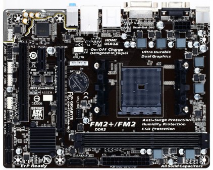 トリプルディスプレイ対応のエントリー向けFM2+マザー、GIGABYTE「GA-F2A68HM-HD2」
