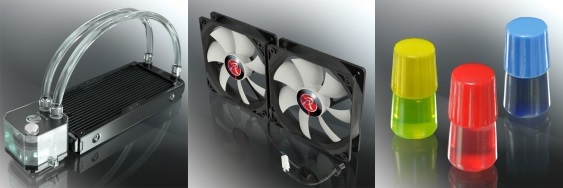 限定のクリアモデルには3色のクーラント液が付属
