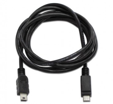 micro USBコネクタ搭載スマホにmini USBコネクタ搭載周辺機器が接続可能。アイネックス「USB-141」