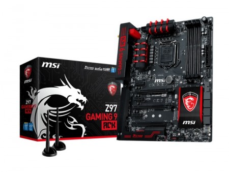 「Killer Double Shot Pro」搭載のハイエンドゲーミングマザー、MSI「Z97 GAMING 9 ACK」