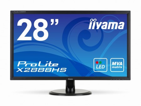 iiyama、MVAパネル採用の28インチフルHD液晶ディスプレイ「ProLite X2888HS」リリース