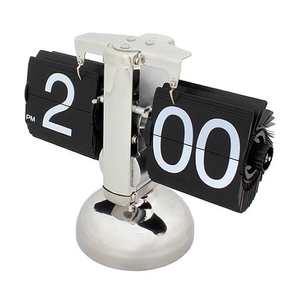 ちょっと欲しい反転フラップ式時計 上海問屋 レトロなアナログめくり時計 エルミタージュ秋葉原