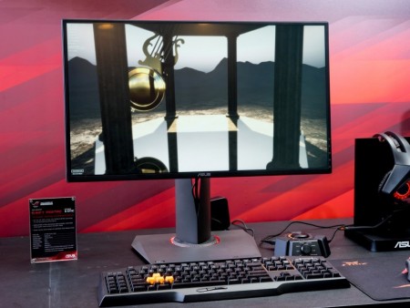 ASUS、CES2015にてNVIDIA G-SYNC対応の4K液晶ディスプレイ「PG27AQ」デビュー