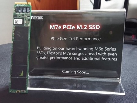 PLEXTOR、「COMPUTEX 2015」にてPCI-Express対応SSD「M7e」など新製品を発表
