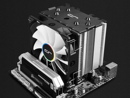 ハニカムヒートシンク“HiveFin”搭載のメモリ非干渉サイドフロークーラー、CRYORIG「H7」近く発売
