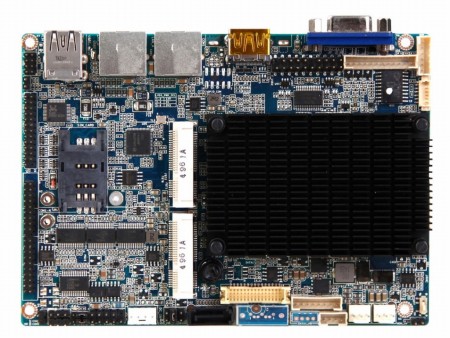 3.5インチサイズのCeleron N2807搭載ファンレスマザー、GIADA「EN-N2807DL」