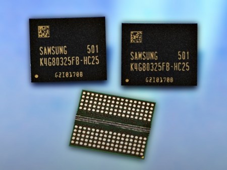 Samsung、業界初の8Gbit版GDDR5 DRAMメモリの量産開始を発表