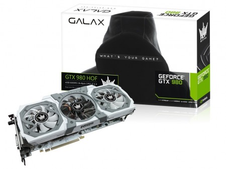 GTX 980のポテンシャルを最大限に引き出す白基板、GALAX「GF PGTX980/4GD5 HOF」発売