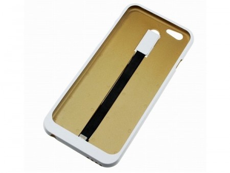 ありそうでなかったスタイル。充電ケーブルを背負ったiPhone 6/6 Pluケースが上海問屋から