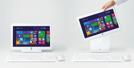 富士通 Lifebook GH77/T Corei7 デスクトップPC 家中どこでもモバイルOK。世界初のワイヤレスディスプレイ採用PC