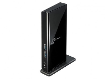 サンワサプライ、デュアルモニタ対応の多機能USB3.0ドックステーション「USB-CVDK1」