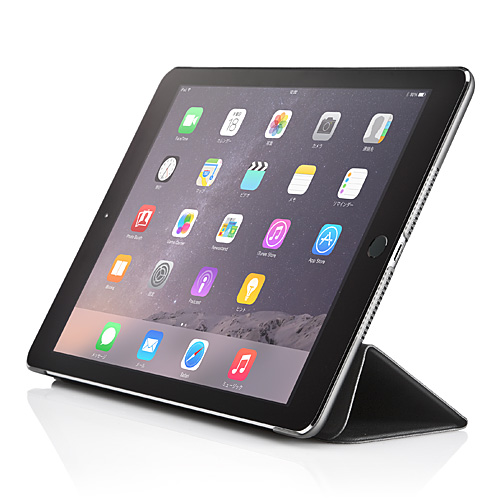 サンワダイレクト、オートスリープ対応の薄型・軽量なiPad Air2ケース「200-TABC002」シリーズ発売