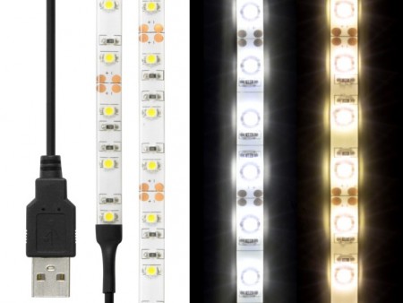 切り貼り自由なテープ型USB LEDライト、JTT「LEDテープライト 貼レルヤ USB」発売