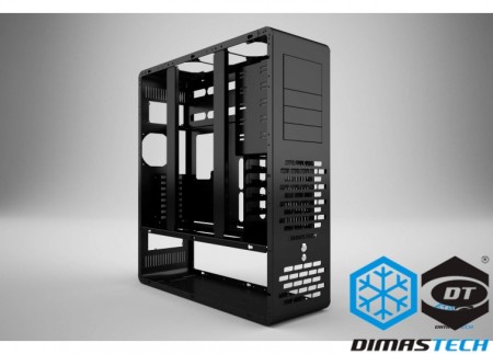 DimasTech 、カスタマイズ可能なアルミ製フルタワーPCケース「AMC-001」