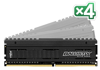 Crucial、2,666MHz駆動のDDR4メモリモジュール「Ballistix Elite DDR4」シリーズ