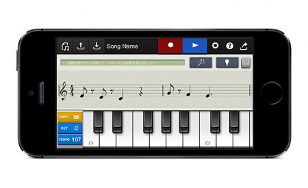 オリジナル曲をどこでも簡単に創作できるiPhone用アプリ、「Chordana Composer」がカシオから