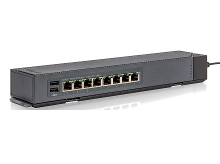 4種類の設置方法に対応する充電USB搭載ギガビットスイッチ、ネットギア「GSS108E/GSS116E」