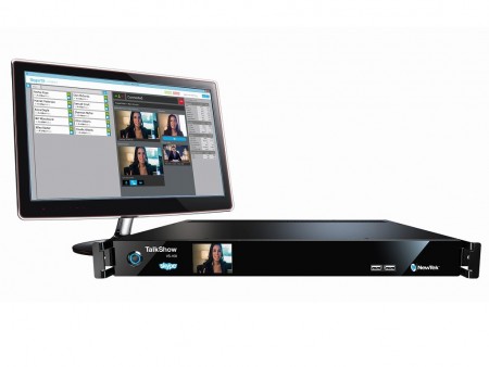 放送品質のライブ中継を低コストで実現。NewTek社製のSkypeビデオシステム「TalkShow VS-100」