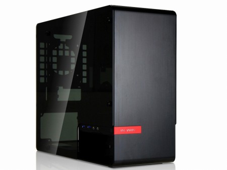 強化ガラス採用のアルミ製Mini-ITXケース、In Win「IW-CF02」のブラックモデル2月中旬発売