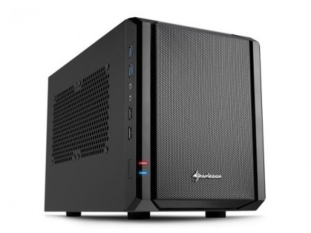 縦置き・横置き両対応の低価格Cube型Mini-ITXケース、Sharkoon「QB ONE」「ZONE C10」