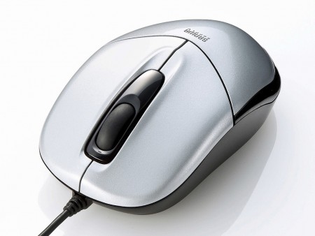 左右対称デザインのシンプルモデル。サンワ、ブルーLEDマウス「MA-WBL31」シリーズなど2製品