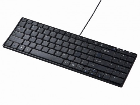 シンプルかつコンパクトな英字キーボード「SKB-E2U」など2製品、サンワサプライから発売