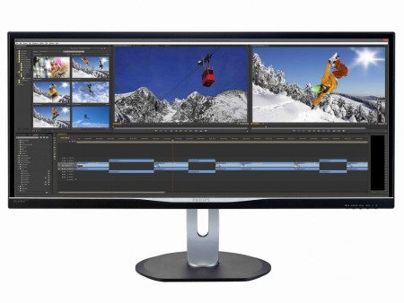 AH-IPSパネル採用の広視野角34インチウルトラワイド液晶、Philips「BDM3470UP/75」