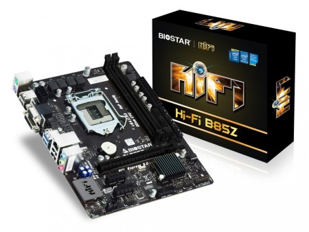 高音質オーディオ回路を搭載するIntel B85マザーボード、BIOSTAR「Hi-Fi B85Z」