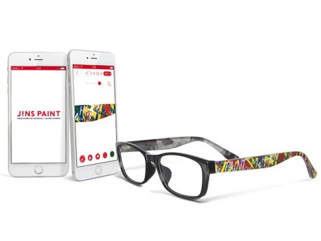 JINS、世界で1つだけのオリジナルメガネを注文できるスマホアプリ「JINS PAINT」提供開始