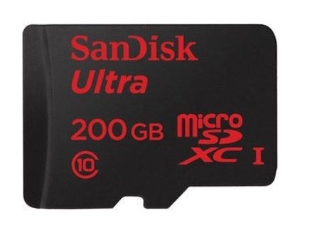 世界最大、容量200GBのmicroSDXCカード「SanDisk Ultra microSDXC UHS-I Card」