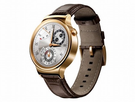 腕時計にしか見えない完成度。円形ディスプレイ採用のスマートウォッチ「Huawei Watch」が登場