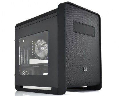 熱源分離構造のMicroATX対応ゲーミングCube型ケース、SilentiumPC「Alea M50 Pure Black」