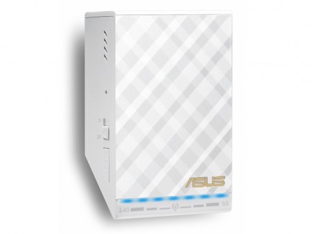 オーディオレシーバ機能も備えた、コンセント直結の無線LAN中継器「RP-AC52」がASUSTeKから