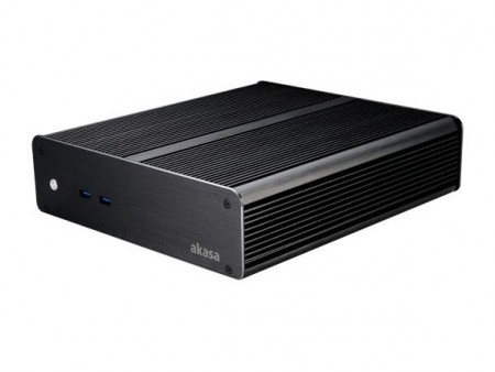 Akasa、Mini-ITX対応のフルアルミ製ファンレスケース「Euler T」「Euler M」