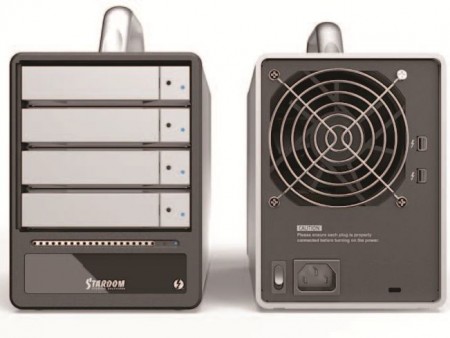 最大32TBまで増設できるThunderbolt2対応RAIDケース、STARDOM「ST4-TB」がデンノーから