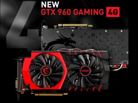 4GBメモリ搭載のセミファンレス仕様GTX 960グラフィックス、MSI「GTX 960 GAMING 4G」