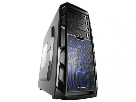 RAIDMAX、フロントオールメッシュ仕様のゲーミングミドルタワー「NARWHAL」