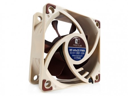 独自インペラデザイン採用の60mm口径汎用ファン、Noctua「NF-A6x25 PWM」
