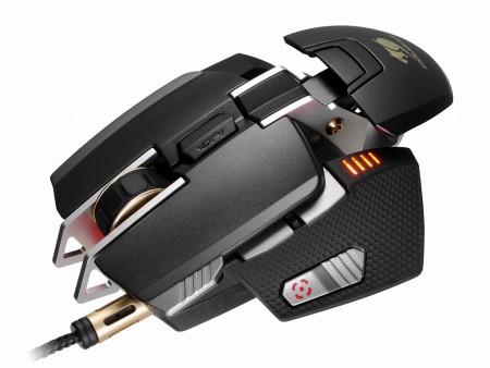 カスタム自在のアルミシャシーゲーミングマウス、COUGAR「700M」にブラックモデルが登場