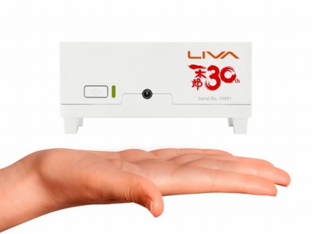 ECSの超小型デスクトップPC「LIVA」に「一太郎」30周年記念モデルが登場