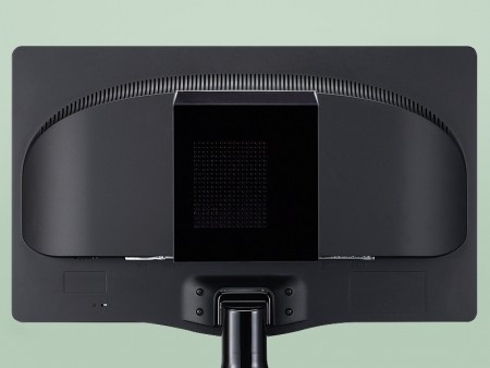 ディスプレイ裏面に取り付けられる超小型Mini-ITXケース、DAOTECH「Alu-400i」