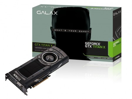 GALAX、GeFore GTX TITAN X搭載のリファレンス仕様「GF PGTXTITAN-X/12GD5」発売