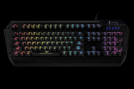 全キーにRGBバックライトを内蔵するメカニカルキーボード、Tesoro「Lobera Spectrum」